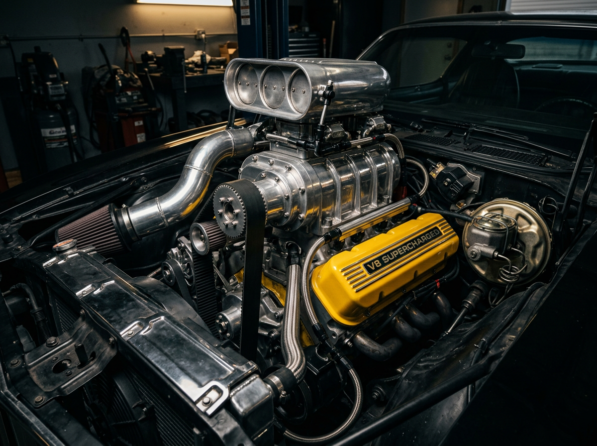 2010 Camaro SS V8 engine bay